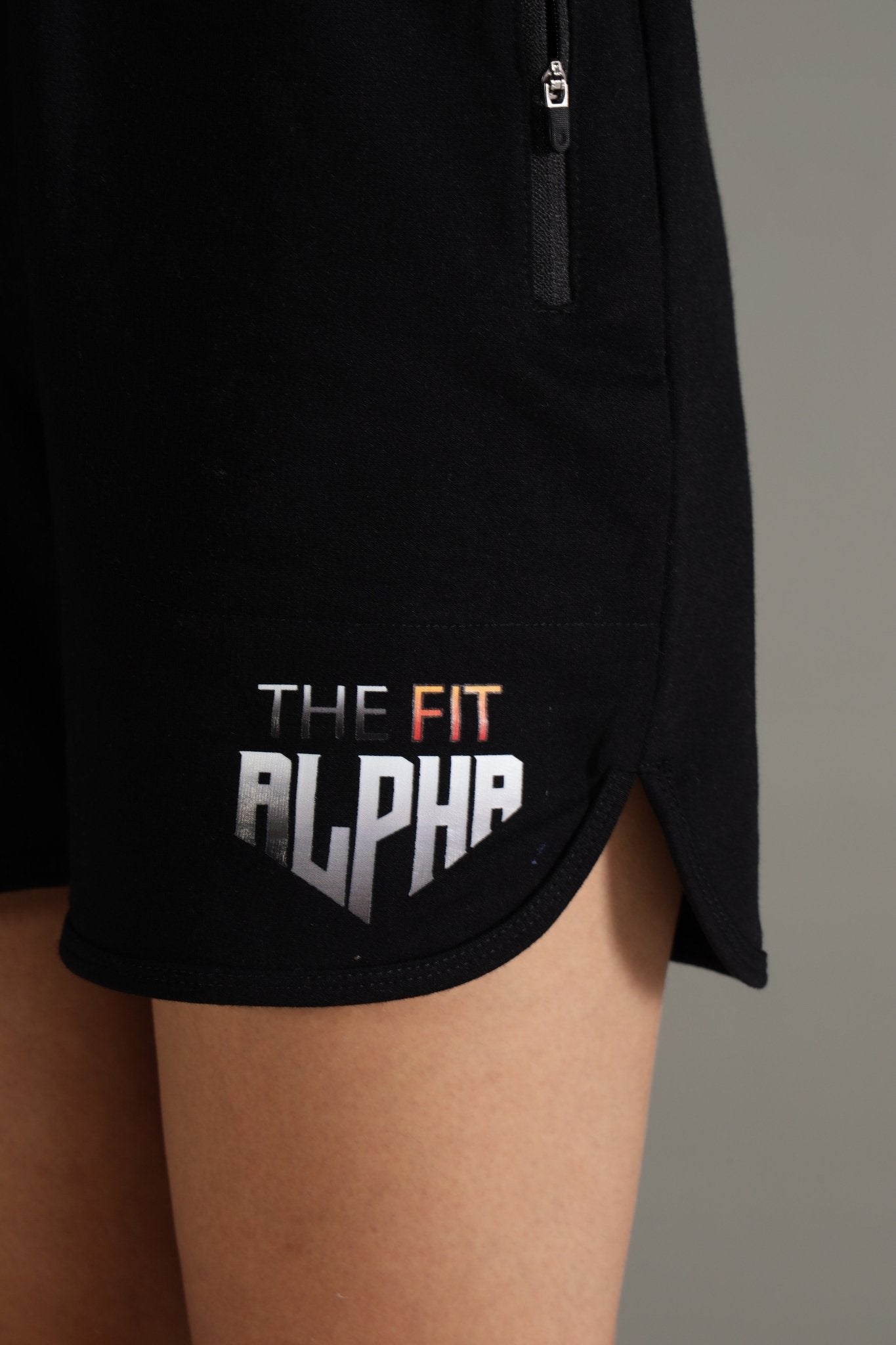 Cotton Terry Women Shorts - Black - IAM 1 Enterprises LLP