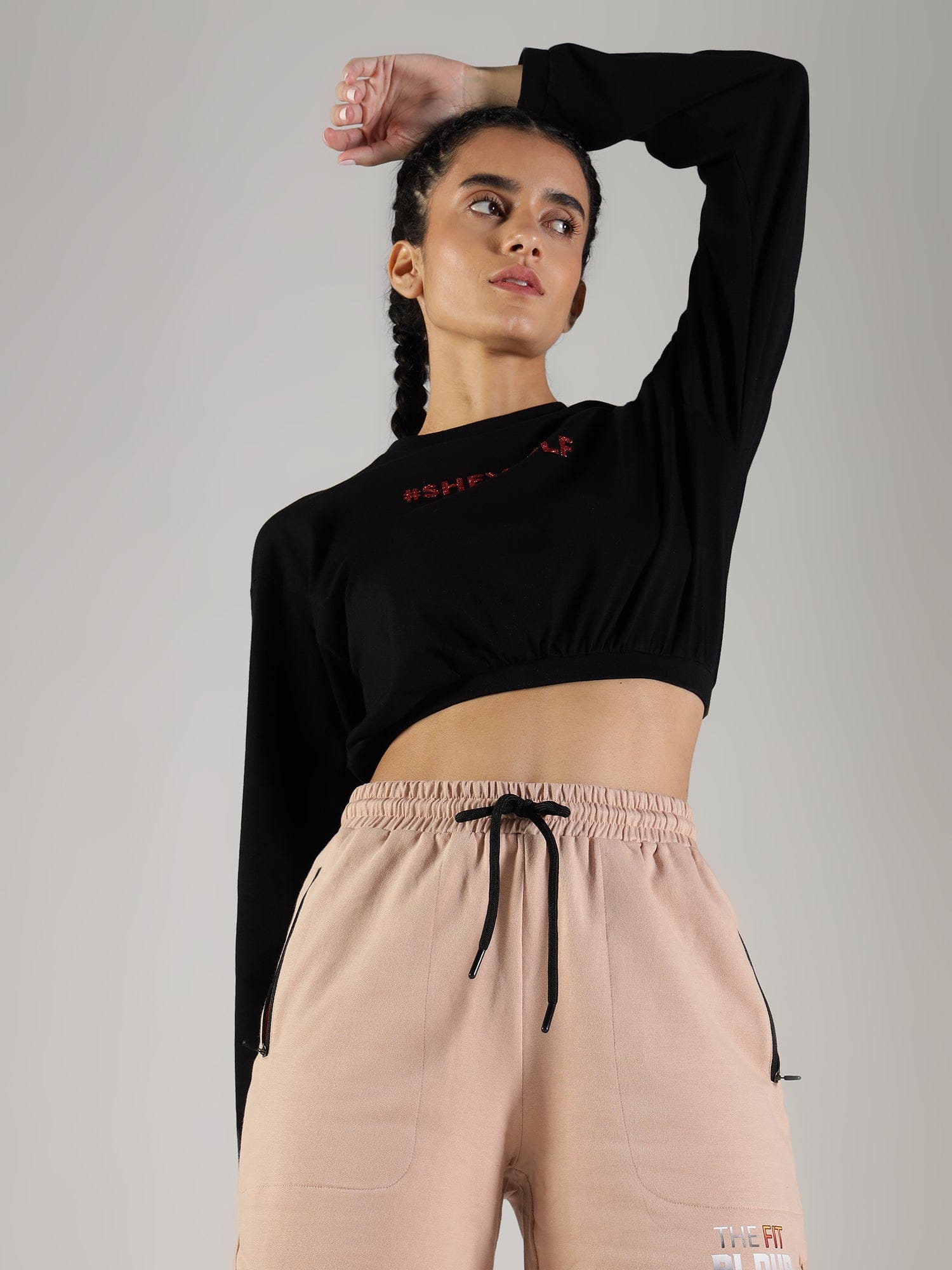 Cotton Terry Women Shorts - Peach - IAM1 Club