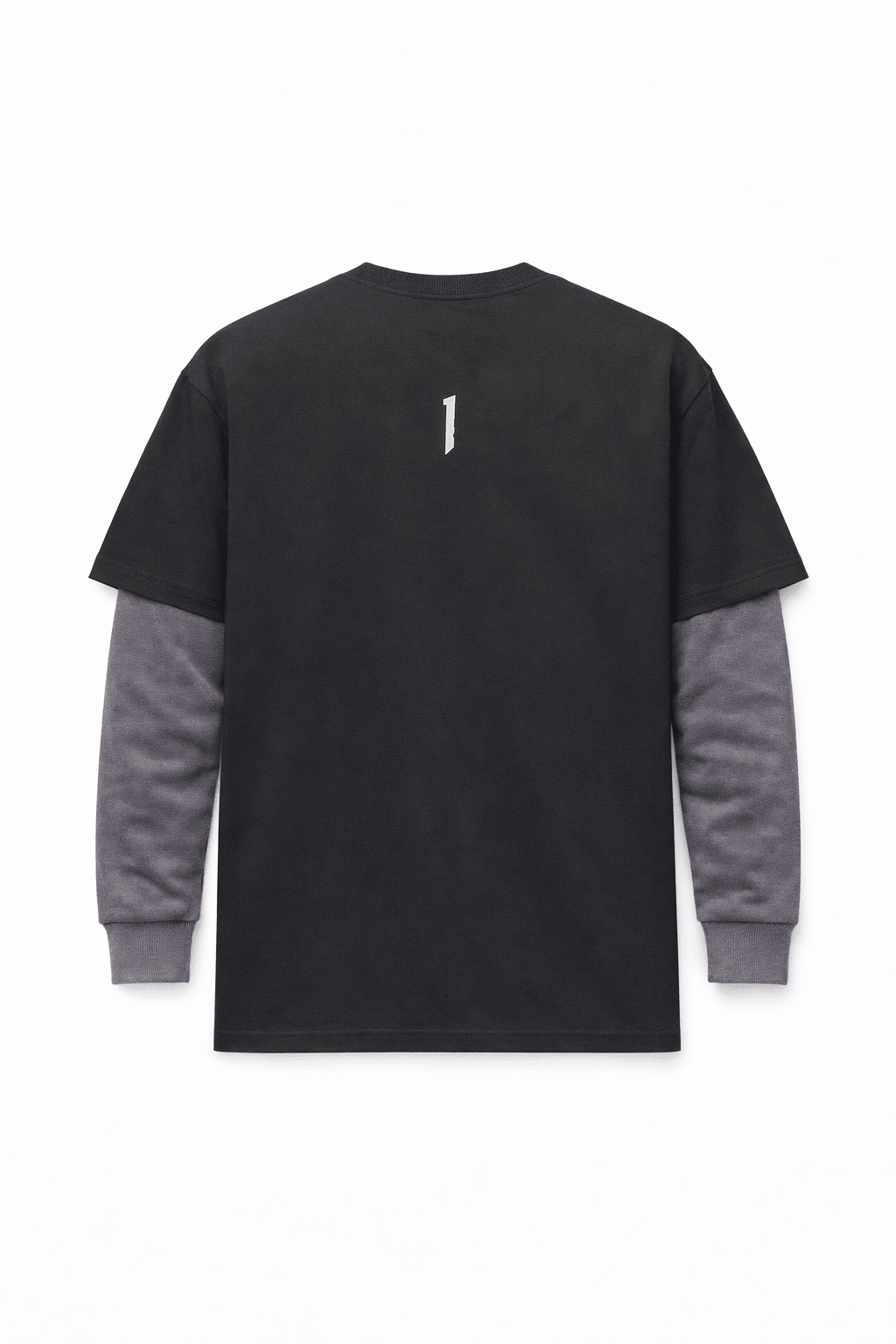 Layered Hybrid Tee Women’s – Charcoal - IAM1 Club