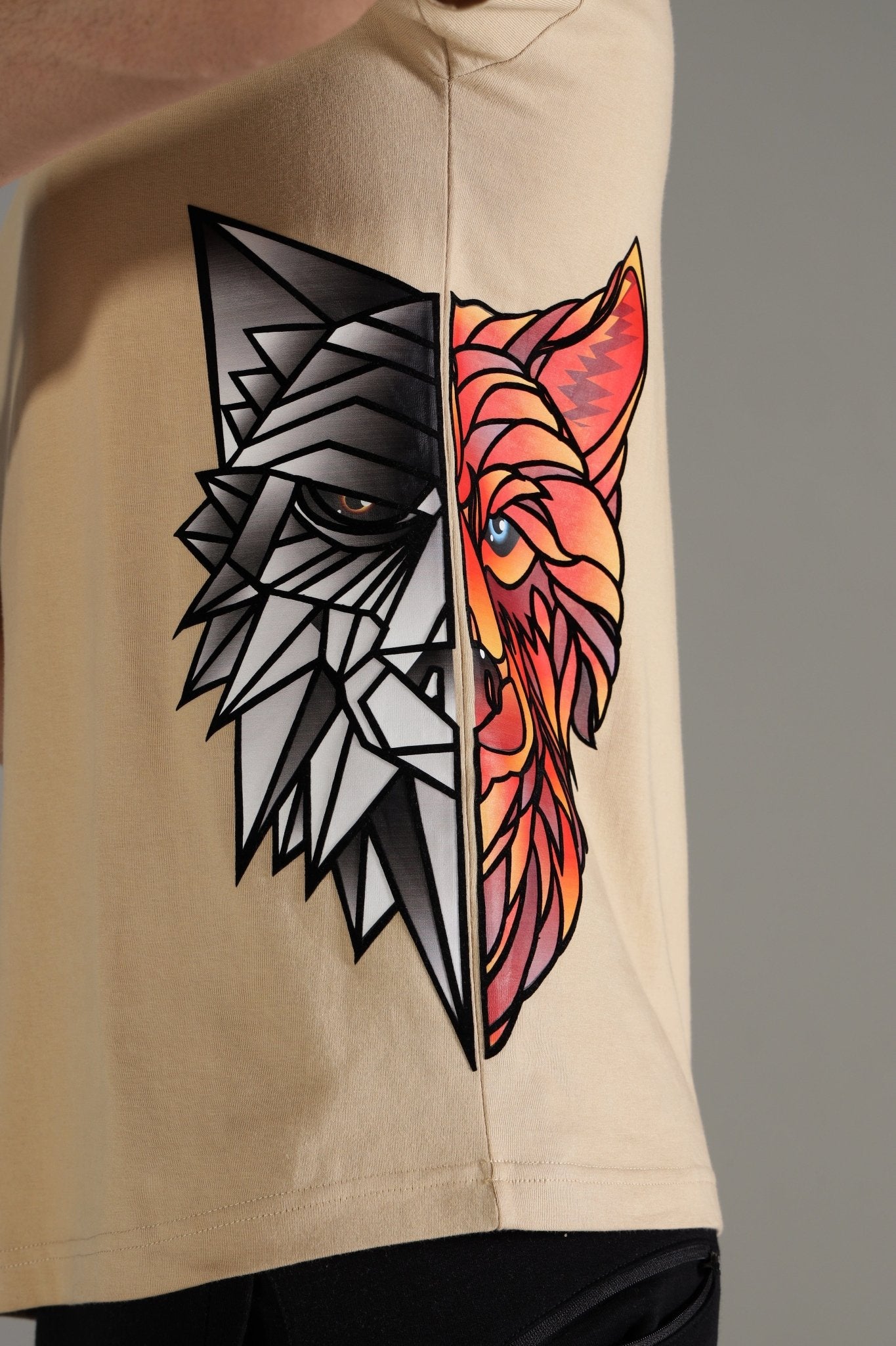 One Alpha Comfort Tee - Beige - IAM 1 Enterprises LLP