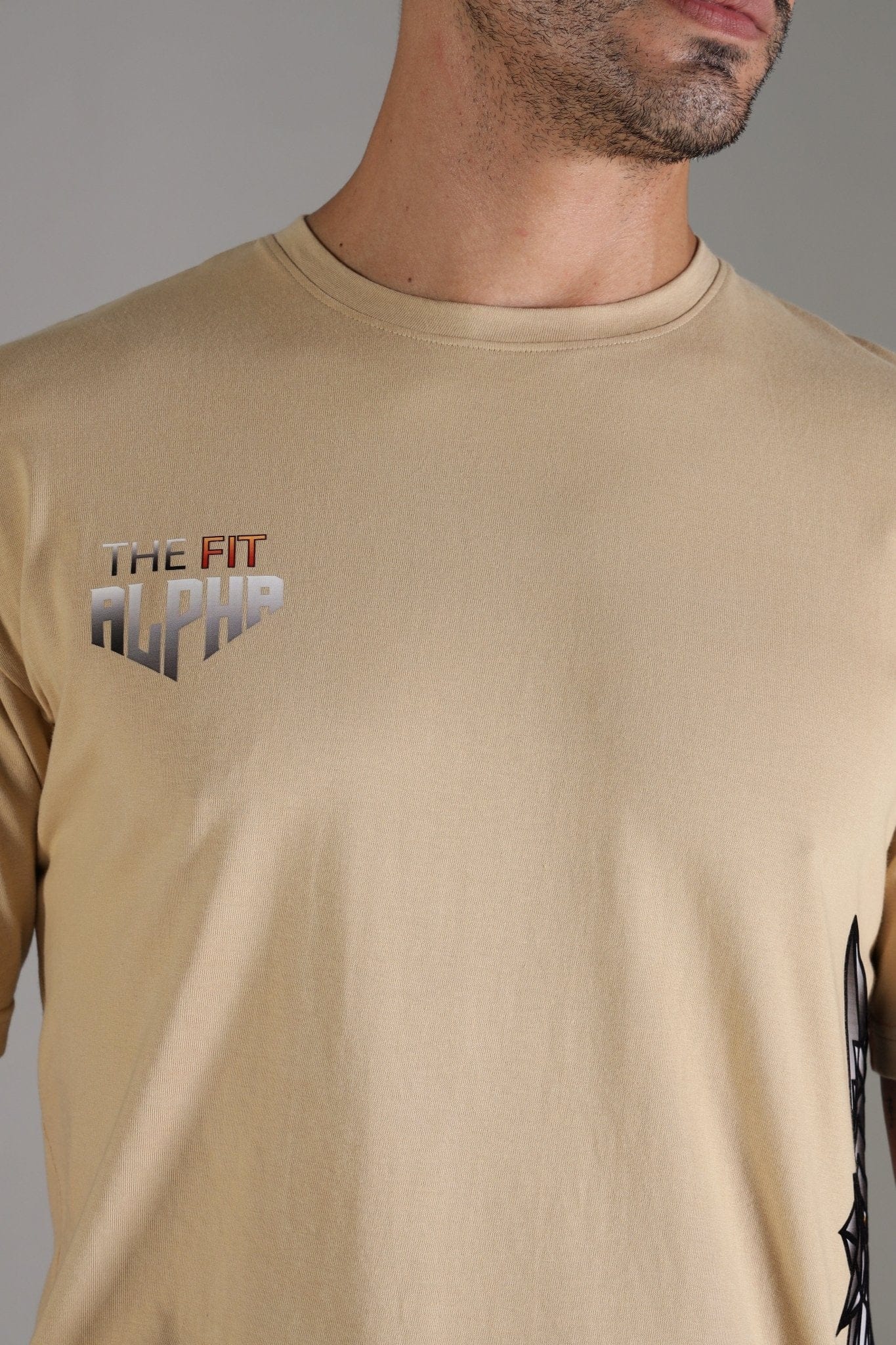 One Alpha Comfort Tee For Men - Beige - IAM1 Club