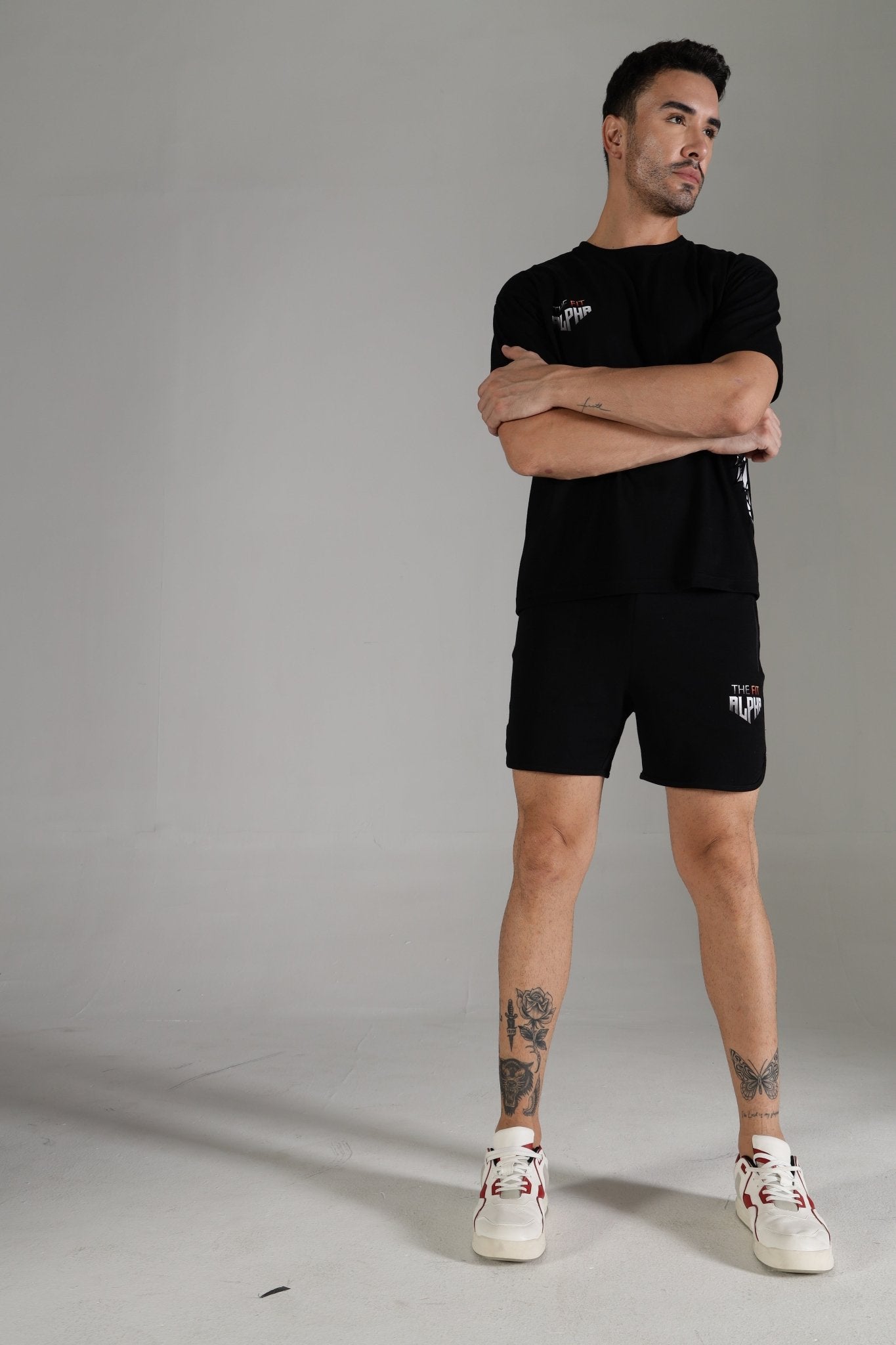 One Alpha Comfort Tee For Men - Black - IAM 1 Enterprises LLP