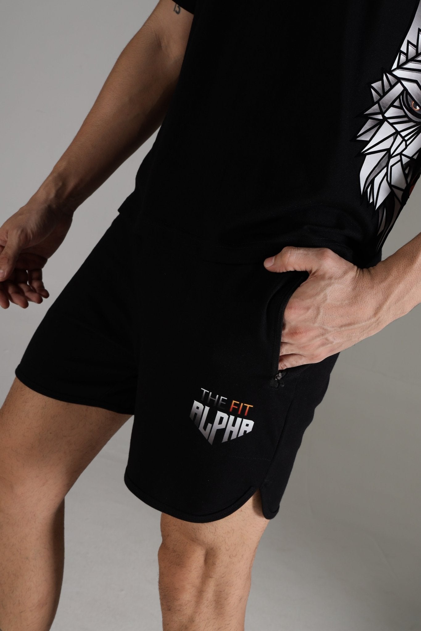 One Alpha Comfort Tee For Men - Black - IAM 1 Enterprises LLP