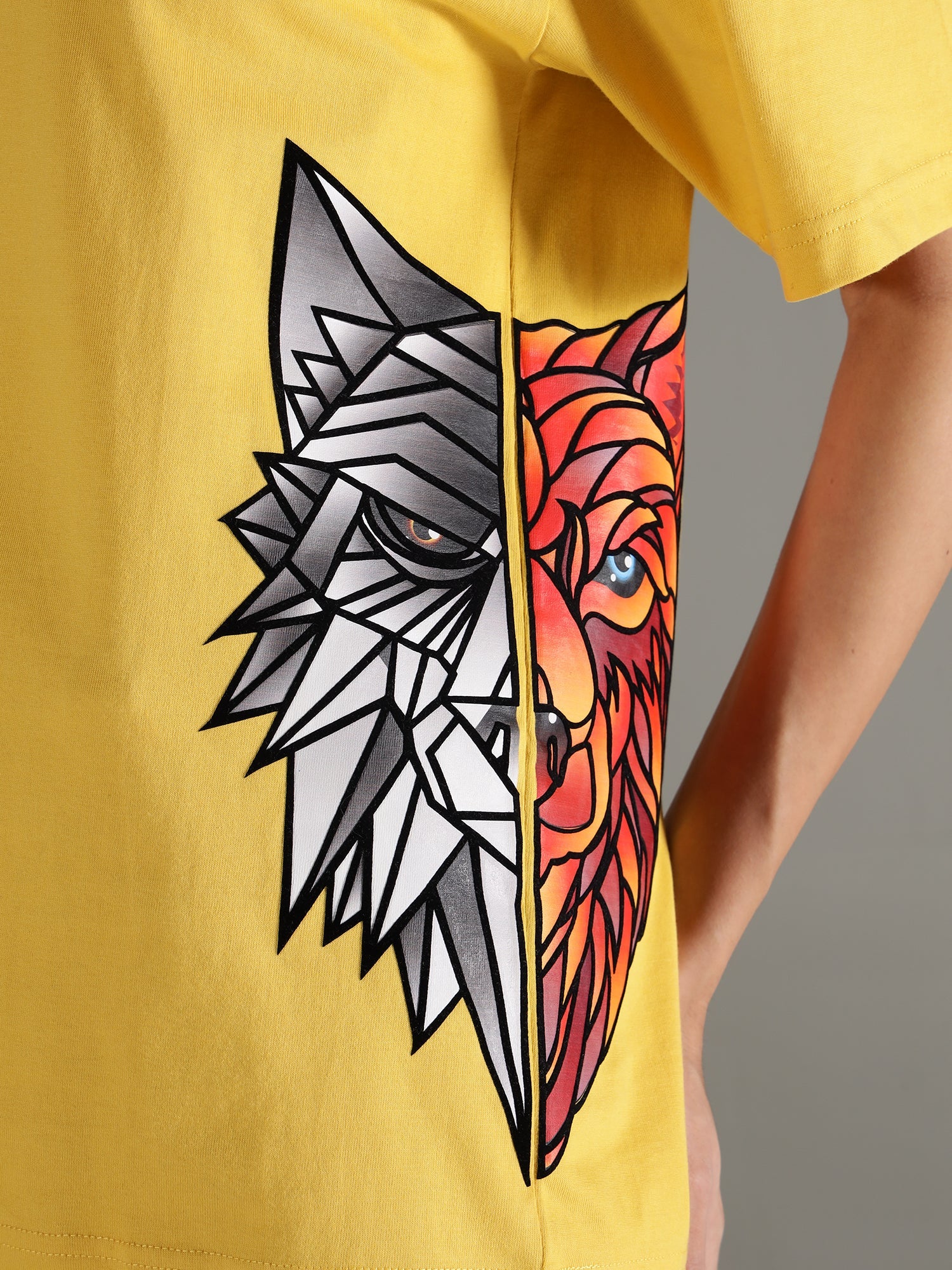 One Alpha Comfort Tee for Men - Yellow - IAM 1 Enterprises LLP