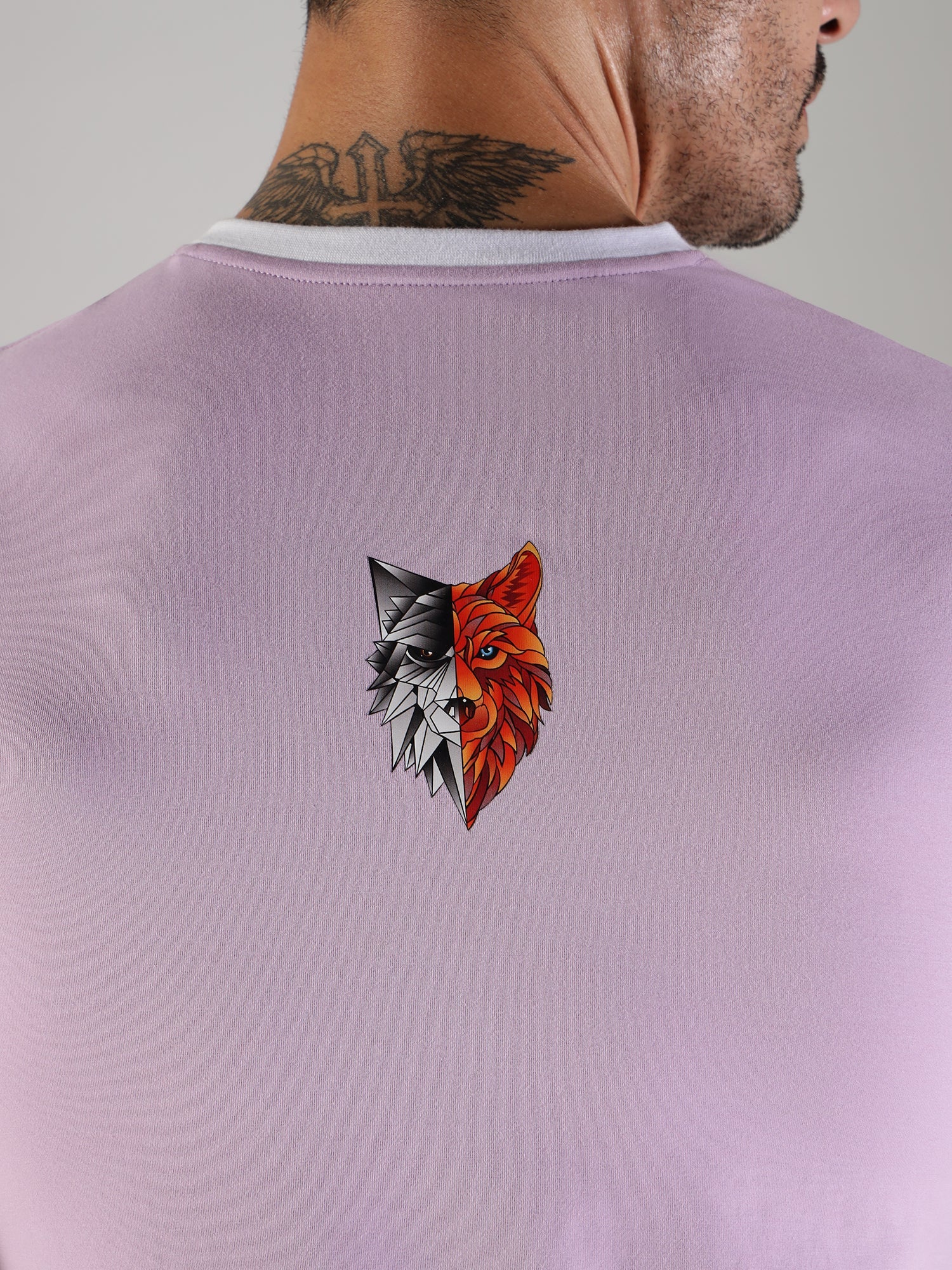 One Alpha Men's Tee - Lavender - IAM 1 Enterprises LLP