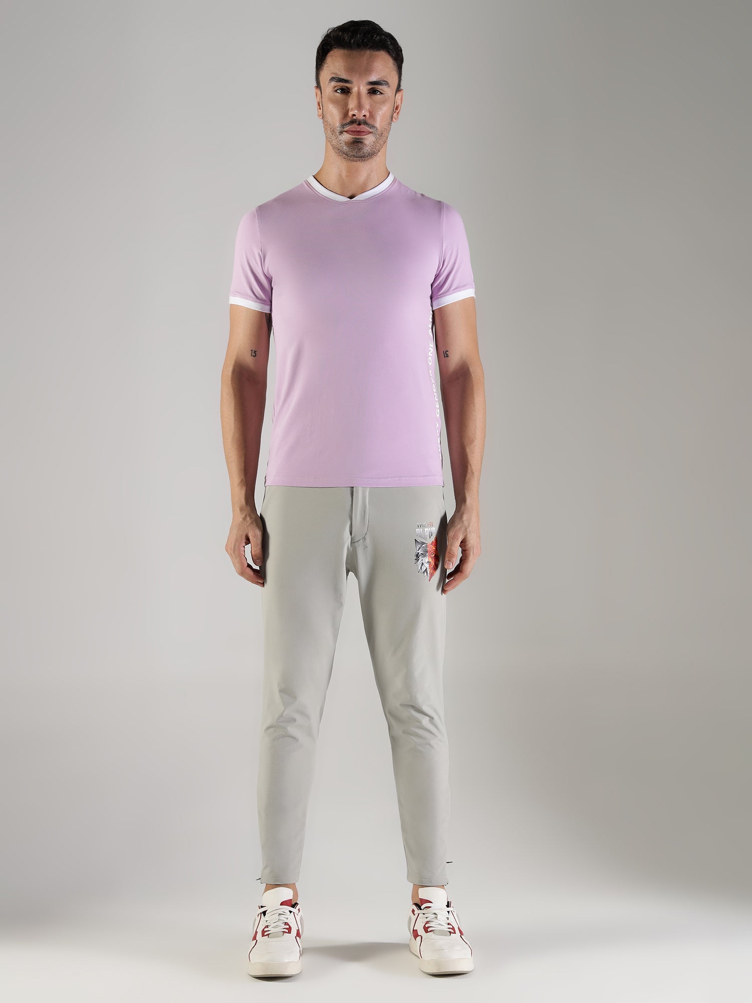 One Alpha Men's Tee - Lavender - IAM 1 Enterprises LLP