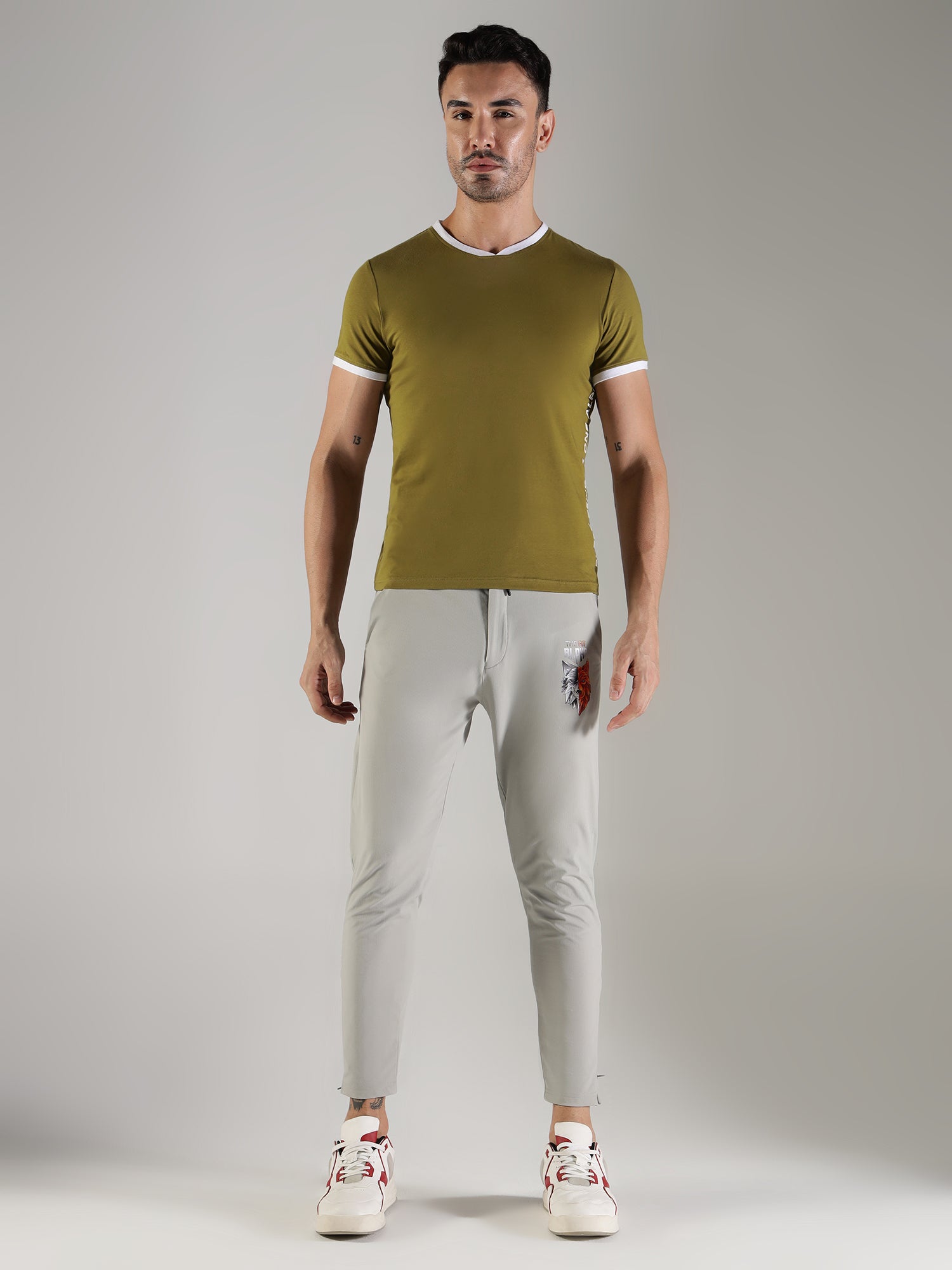 One Alpha Men's Tee - Military Green - IAM 1 Enterprises LLP