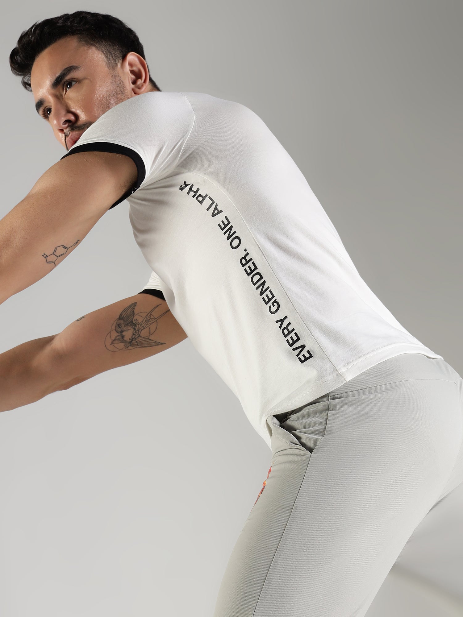 One Alpha Men's Tee - White - IAM 1 Enterprises LLP