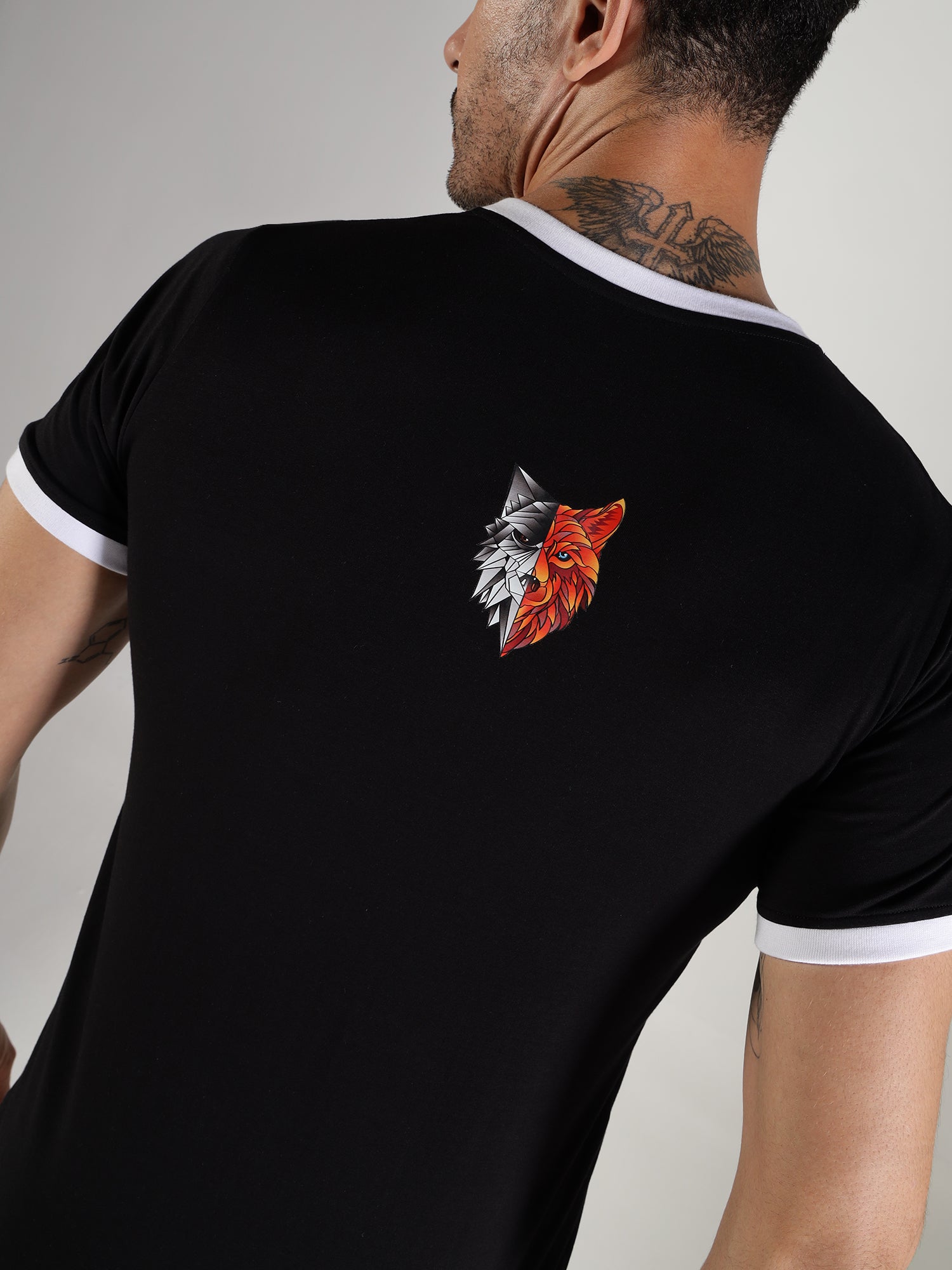 One Alpha Unisex Tee - Black - IAM 1 Enterprises LLP