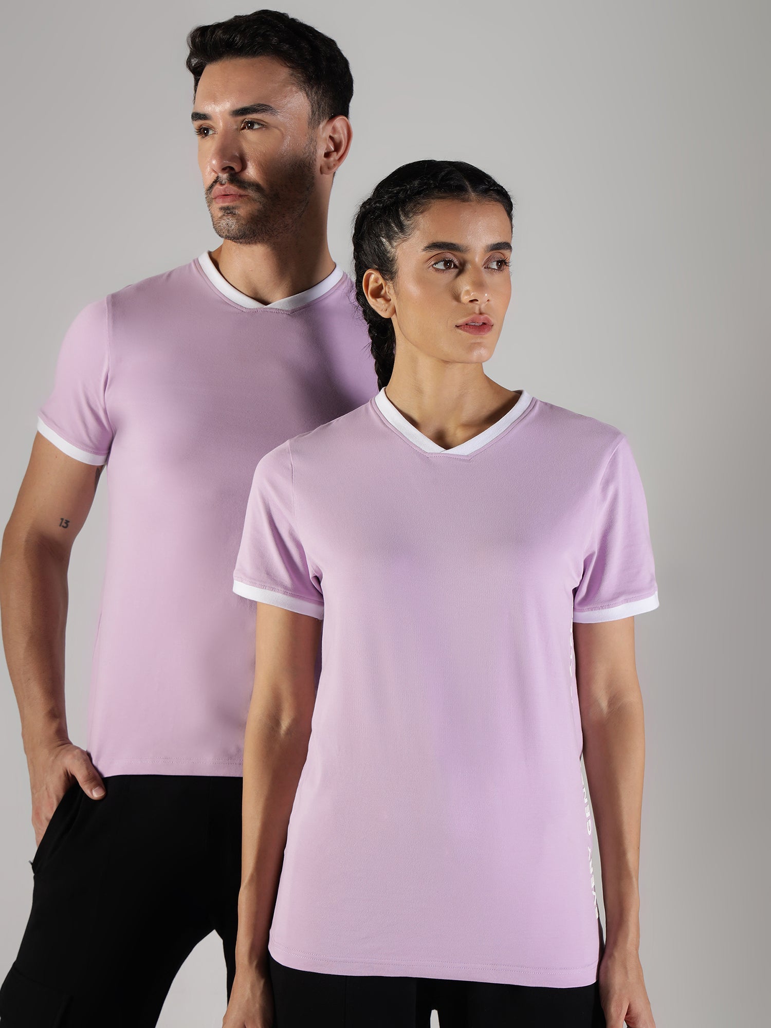 One Alpha Unisex Tee - Lavender - IAM 1 Enterprises LLP