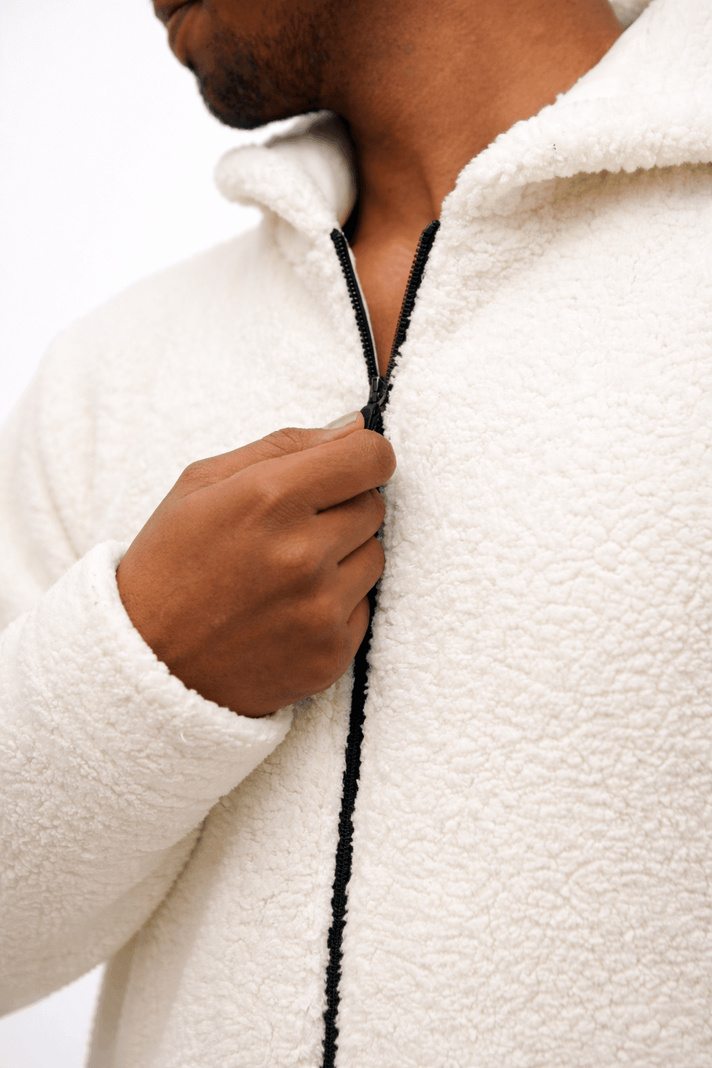Sherpa Winter Co - ord Set Men’s – White - IAM1 Club