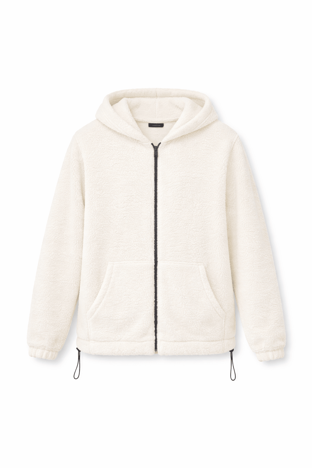 Sherpa Zipper Jacket Women’s – White - IAM1 Club