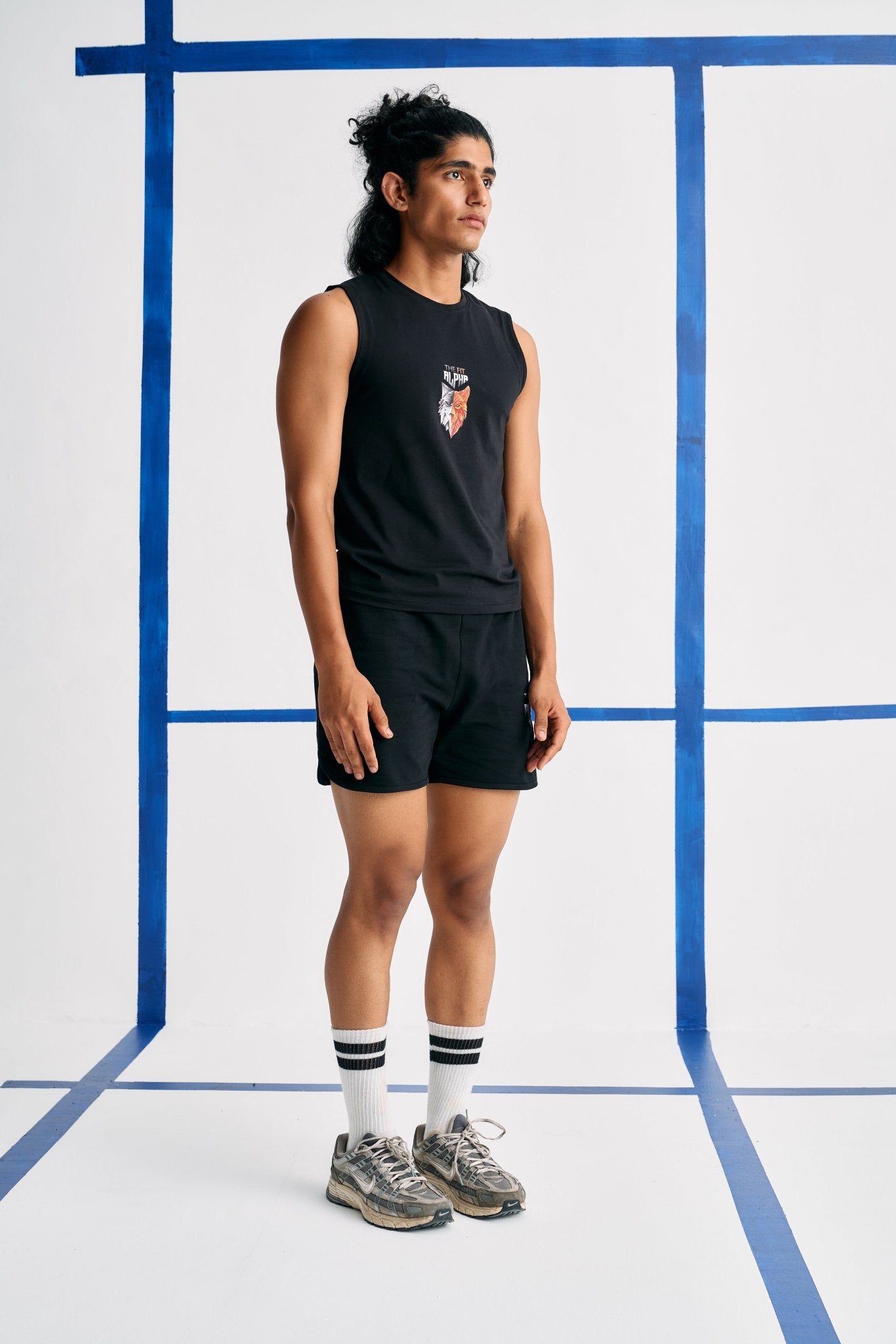 Wolf Soul Men Tank - Black - IAM 1 Enterprises LLP