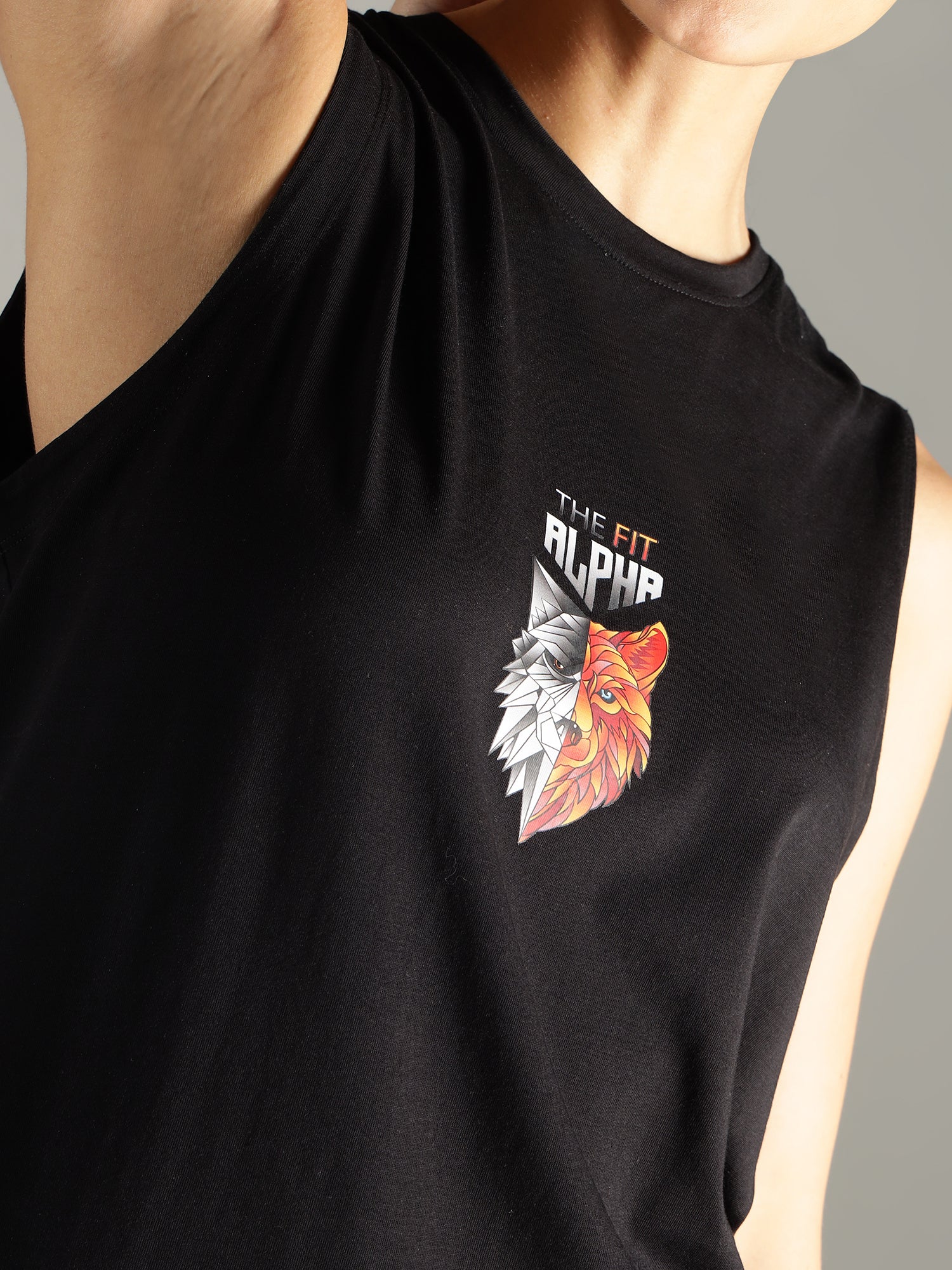 Wolf Soul Women Tank - Black - IAM 1 Enterprises LLP