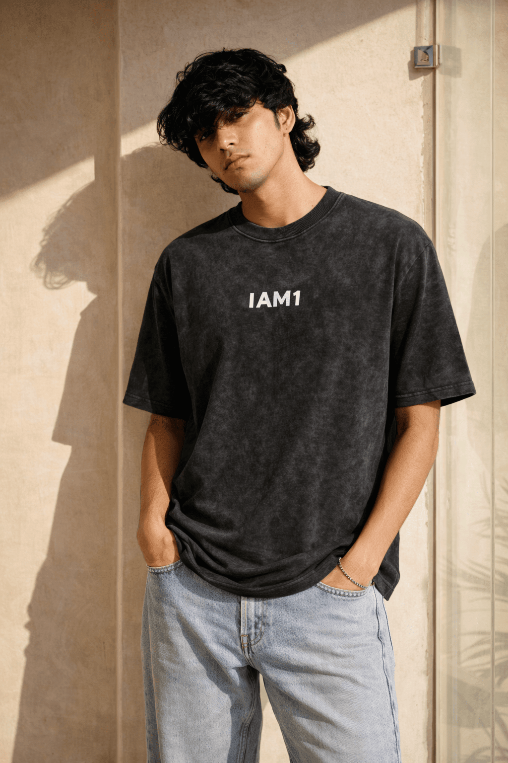 Acid Wash - Men Oversized Tee - IAM1 Club