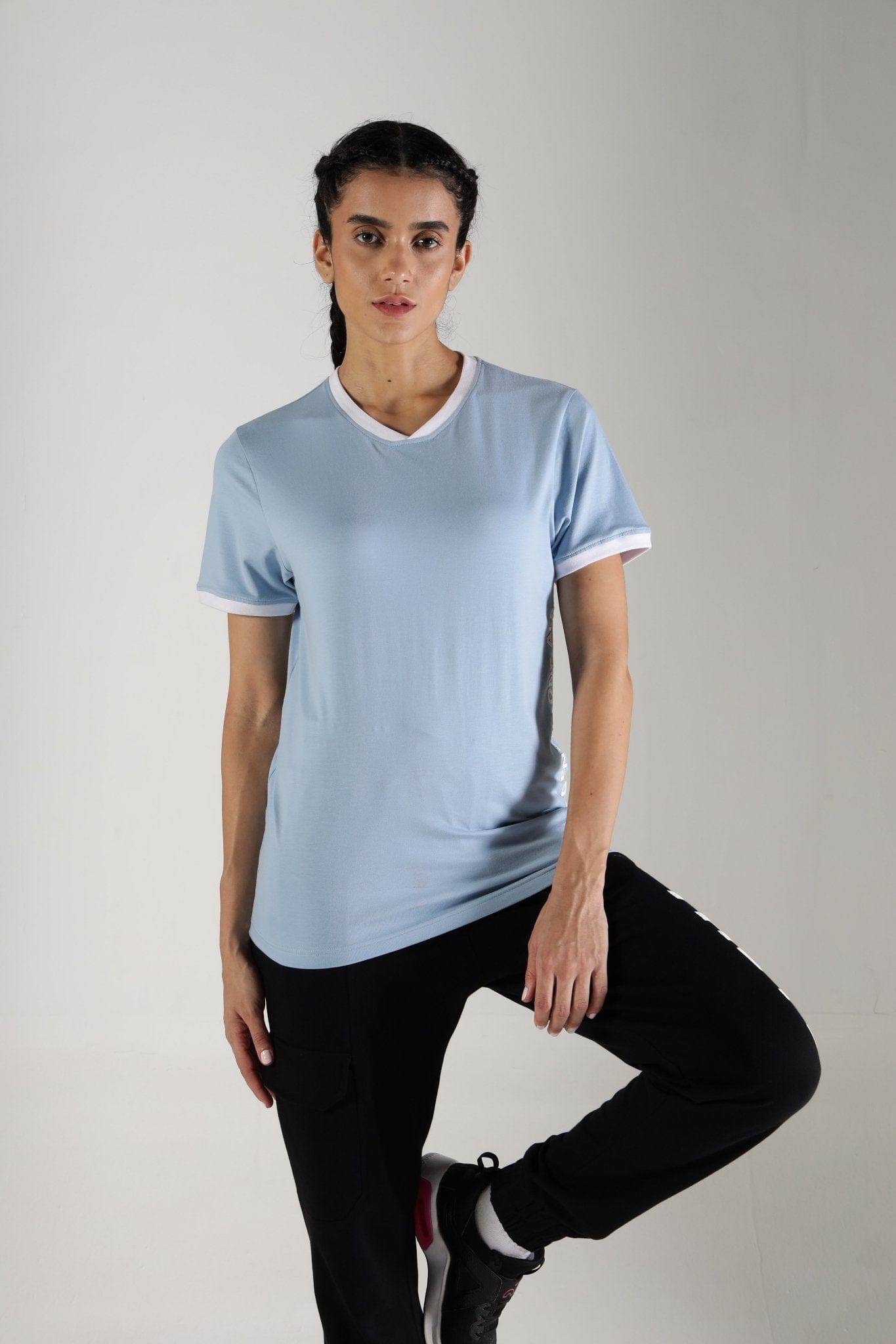 Cotton Terry Women Joggers - Black - IAM1 Club