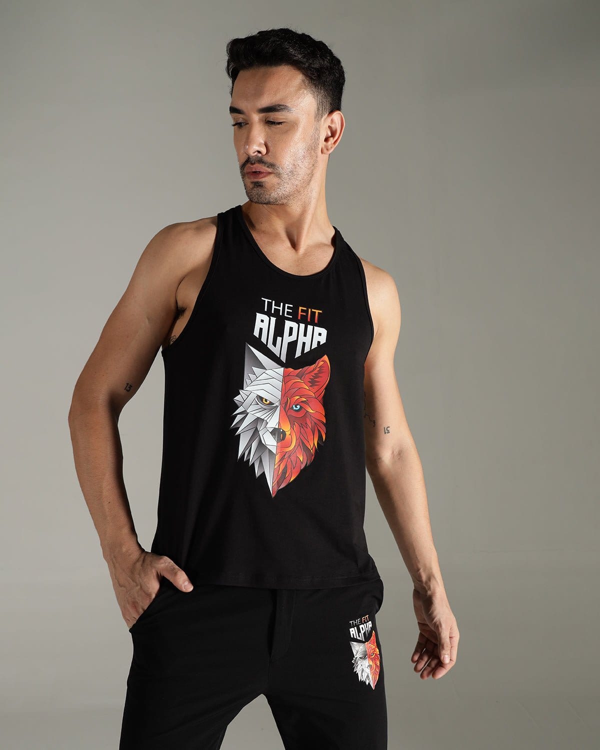 Men's tank top - Black - IAM1 Club