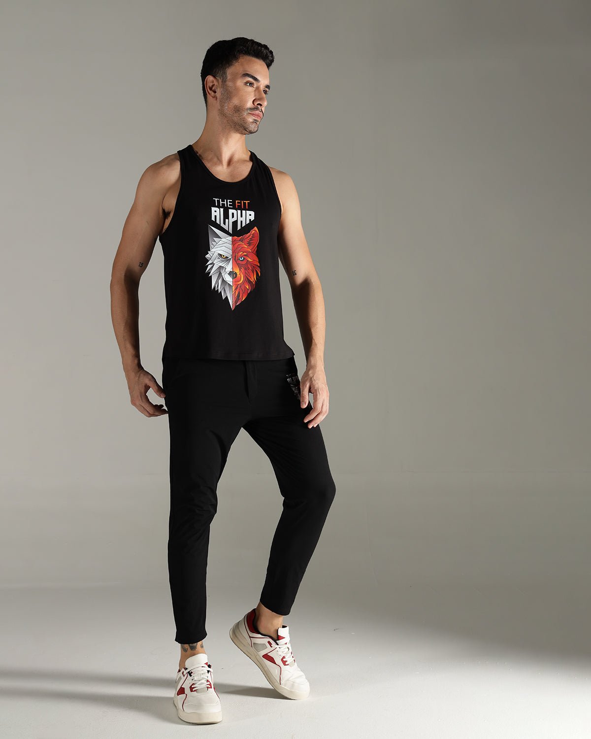 Men's tank top - Black - IAM 1 Enterprises LLP
