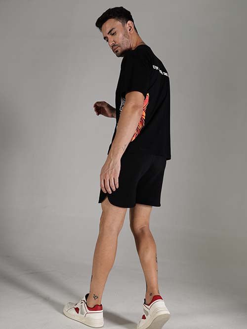 One Alpha Comfort Tee For Men - Black - IAM 1 Enterprises LLP