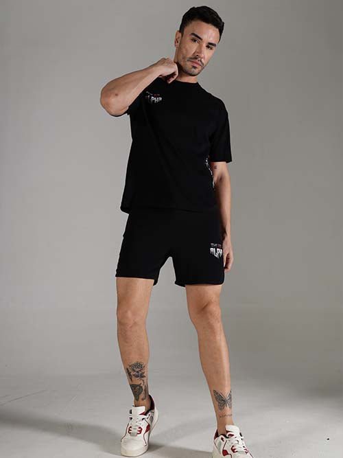 One Alpha Comfort Tee For Men - Black - IAM 1 Enterprises LLP