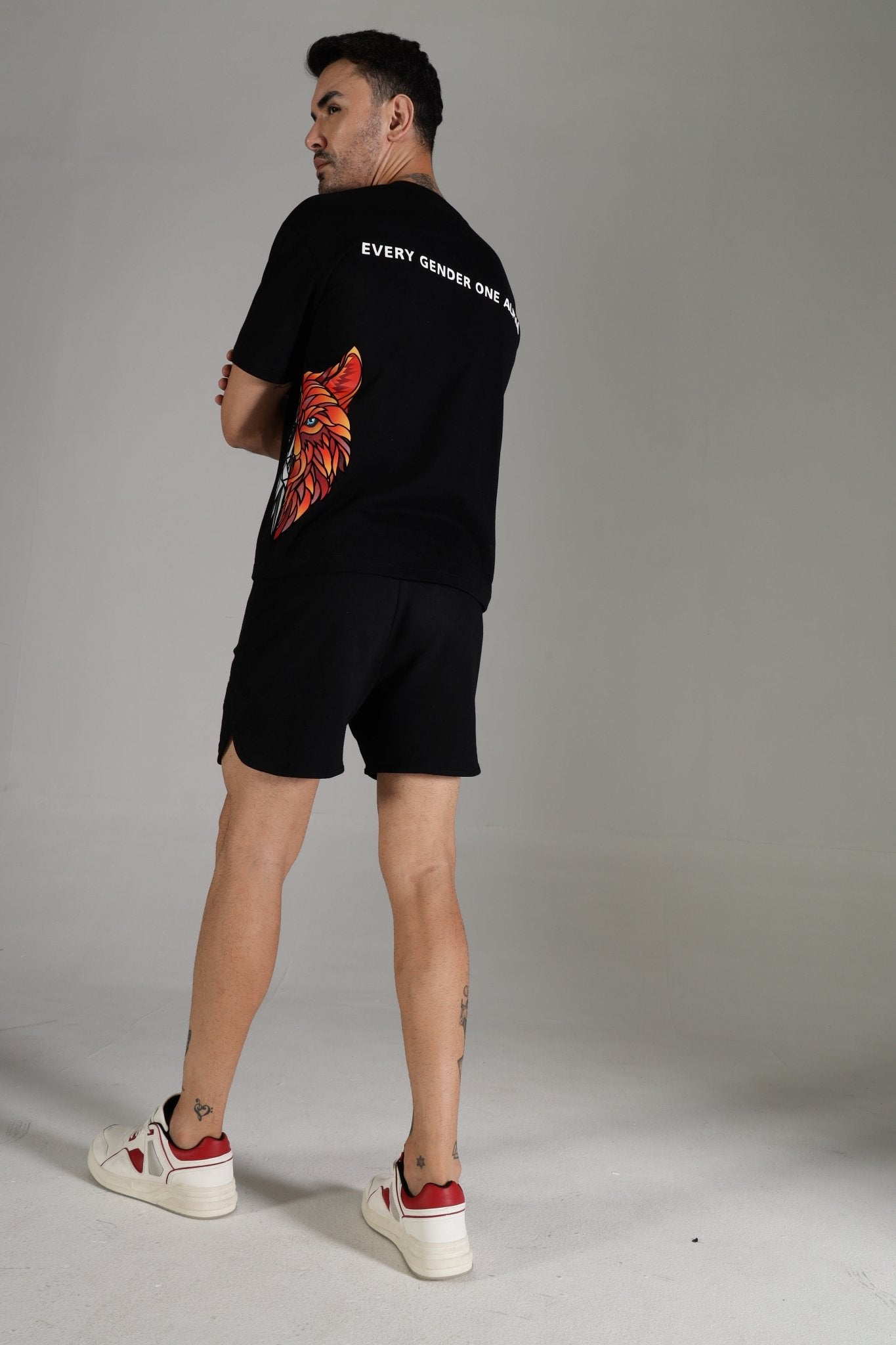 One Alpha Comfort Tee For Men - Black - IAM 1 Enterprises LLP