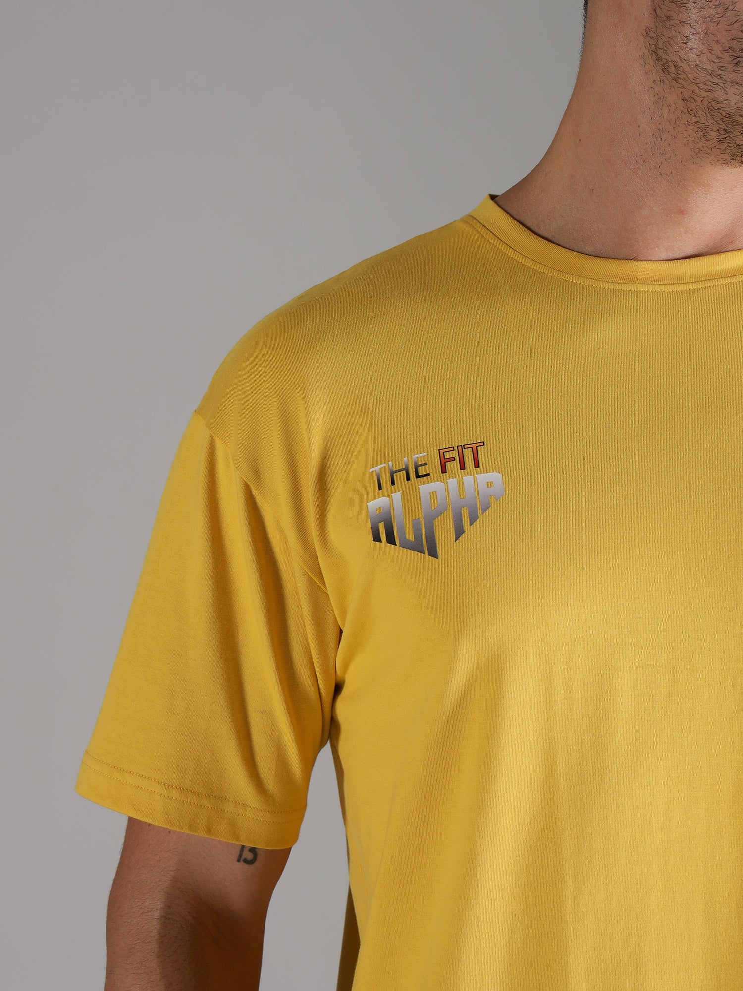 One Alpha Comfort Tee for Men - Yellow - IAM 1 Enterprises LLP