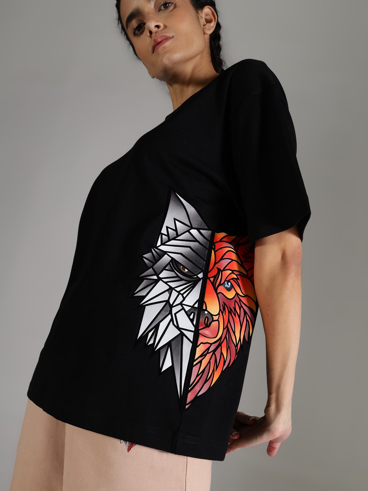 One Alpha Comfort Tee For Women - Black - IAM 1 Enterprises LLP