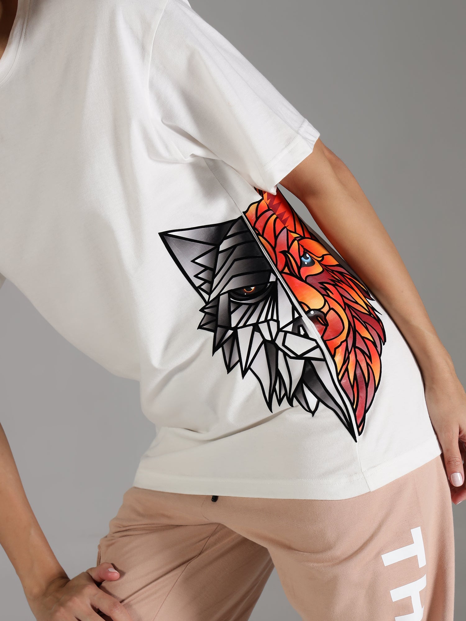 One Alpha Comfort Tee for Women - White - IAM 1 Enterprises LLP