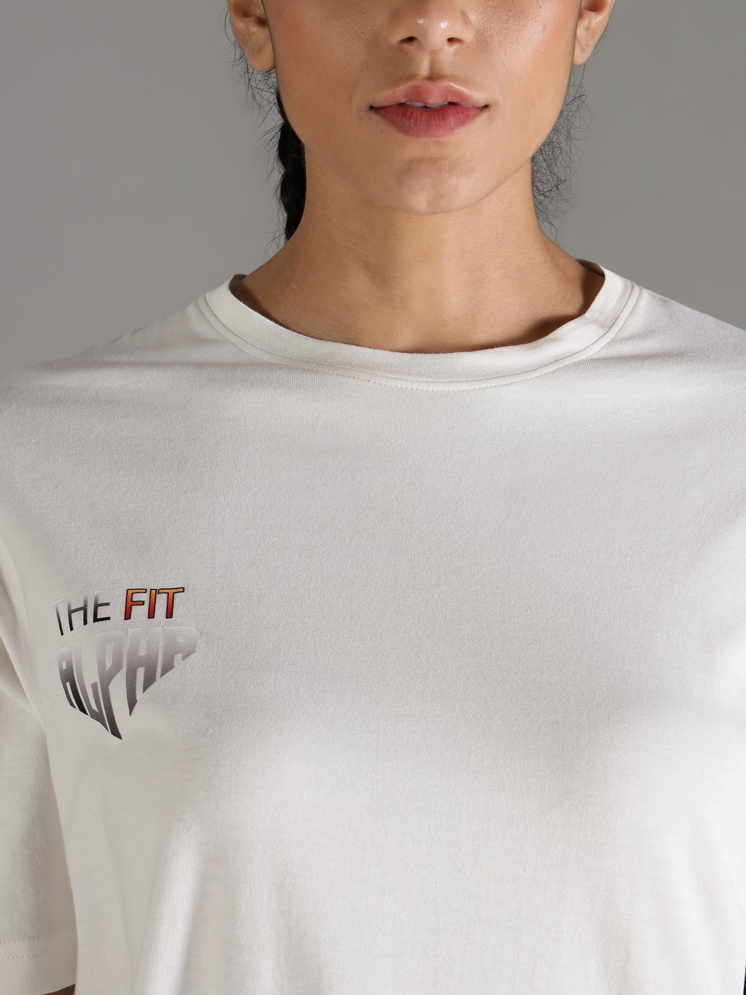 One Alpha Comfort Tee for Women - White - IAM 1 Enterprises LLP