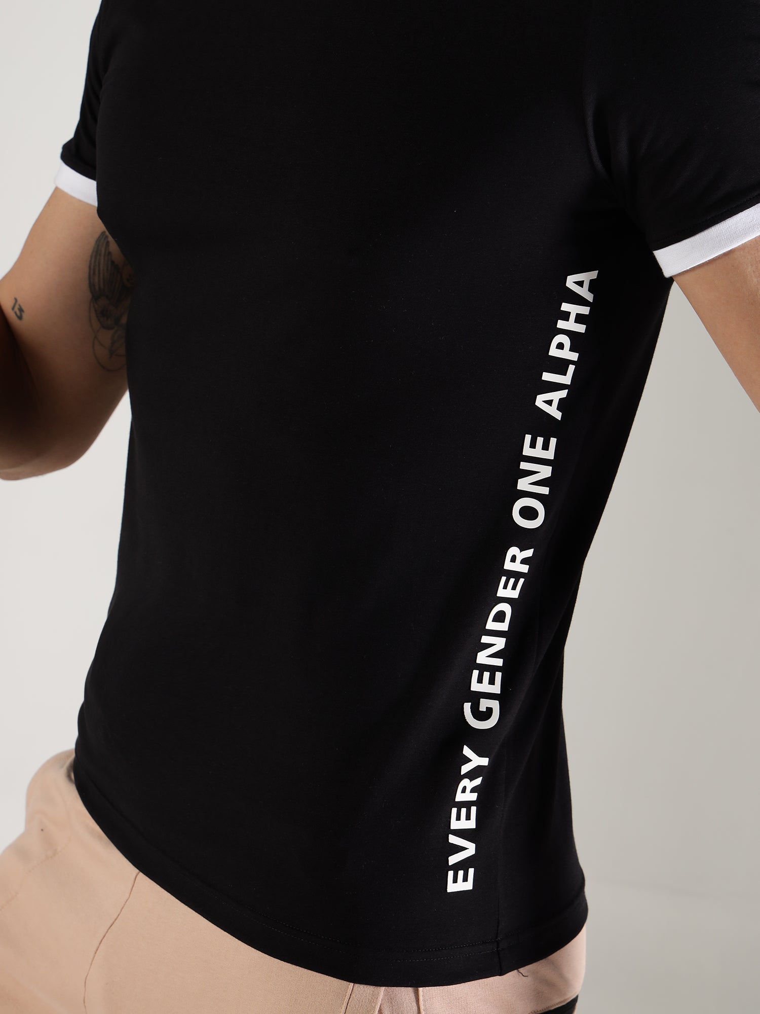 One Alpha Men's Tee - Black - IAM 1 Enterprises LLP