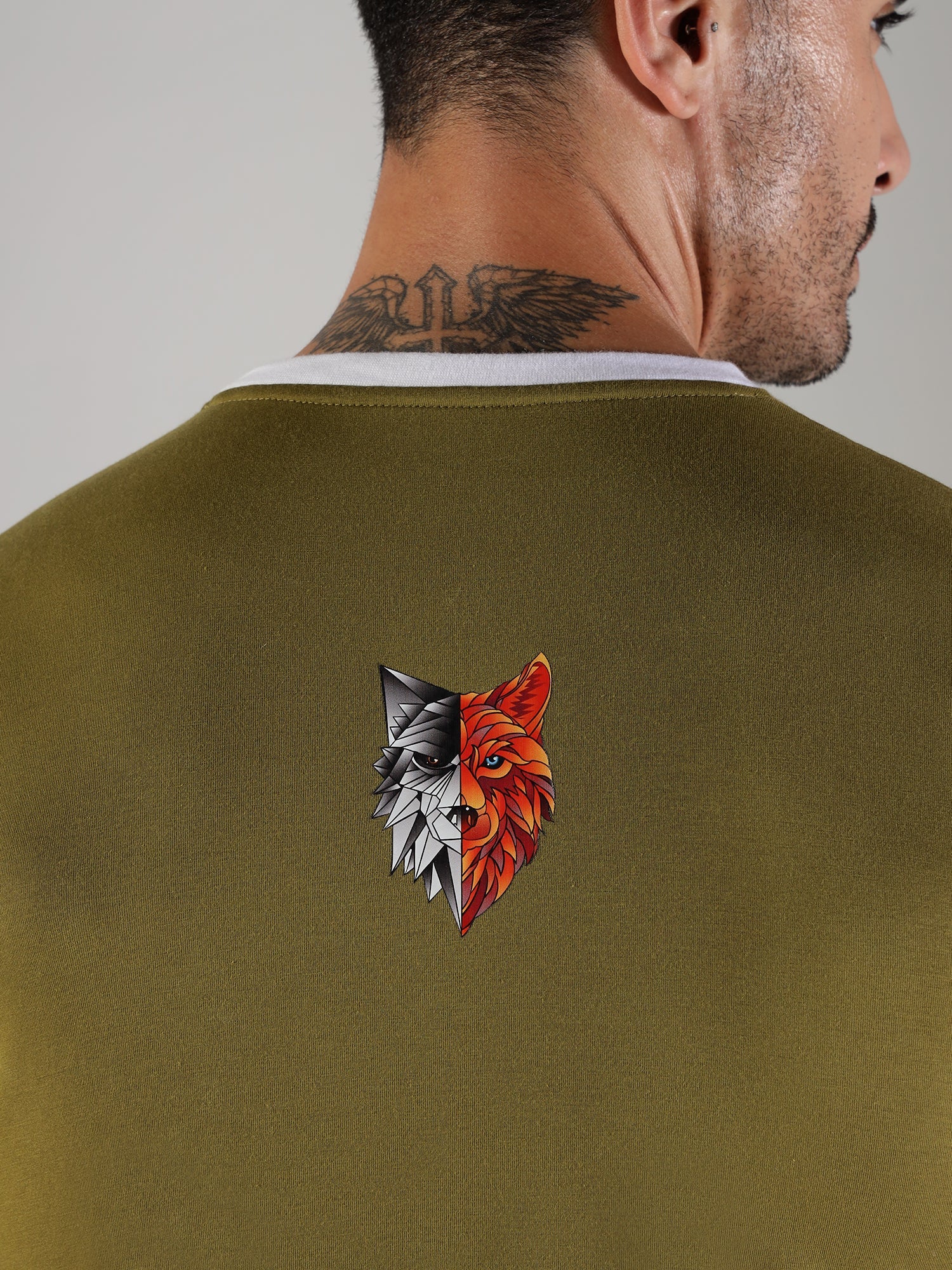 One Alpha Men's Tee - Military Green - IAM 1 Enterprises LLP