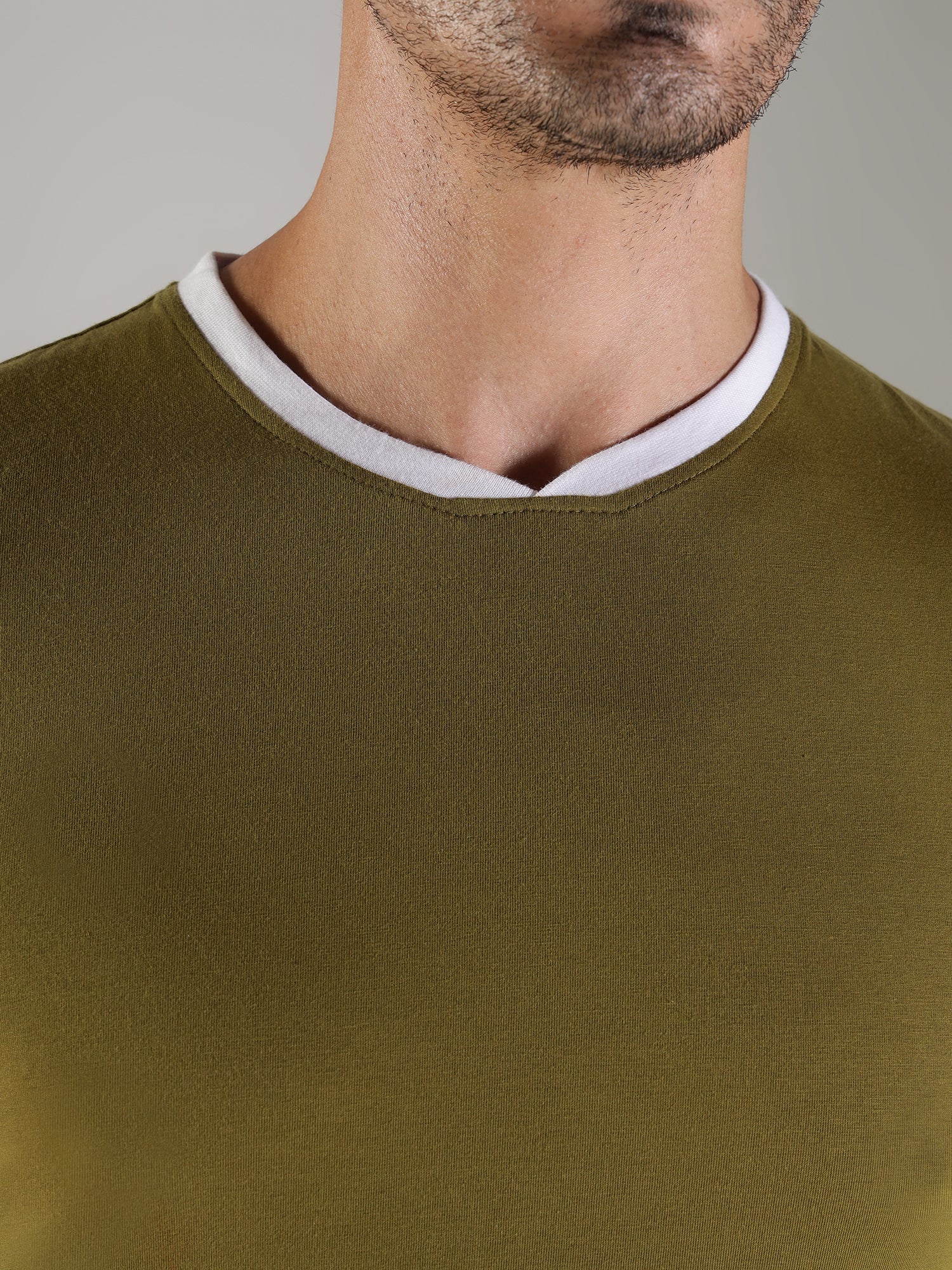 One Alpha Men's Tee - Military Green - IAM 1 Enterprises LLP