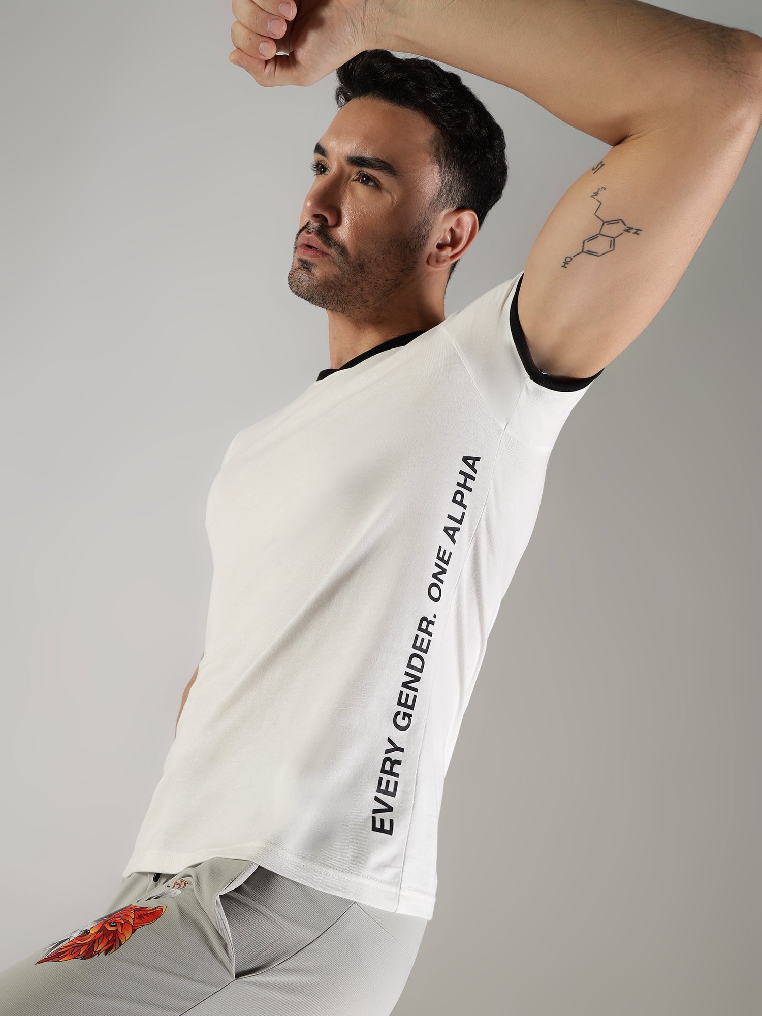 One Alpha Men's Tee - White - IAM 1 Enterprises LLP