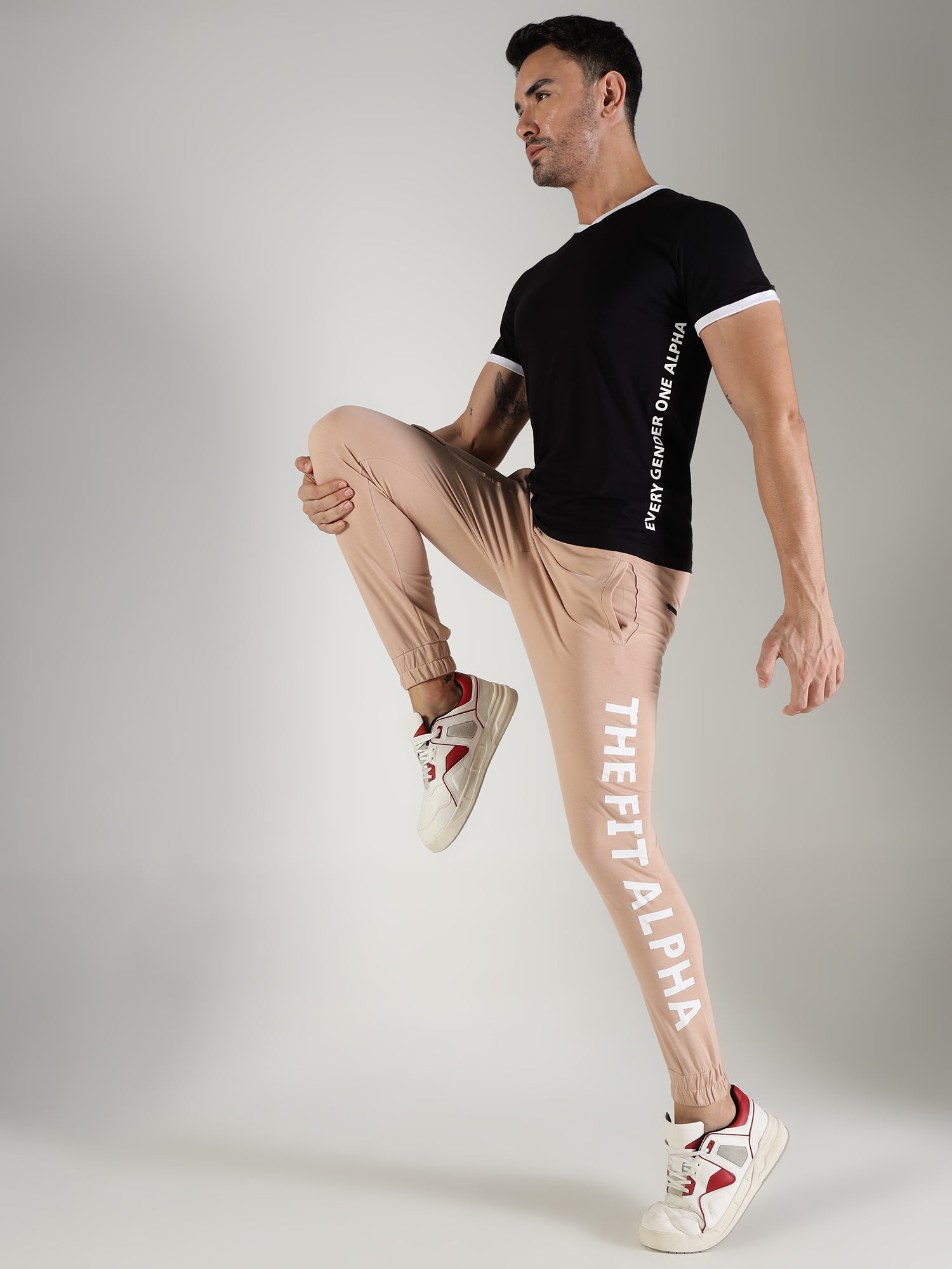 One Alpha Unisex Tee - Black - IAM 1 Enterprises LLP