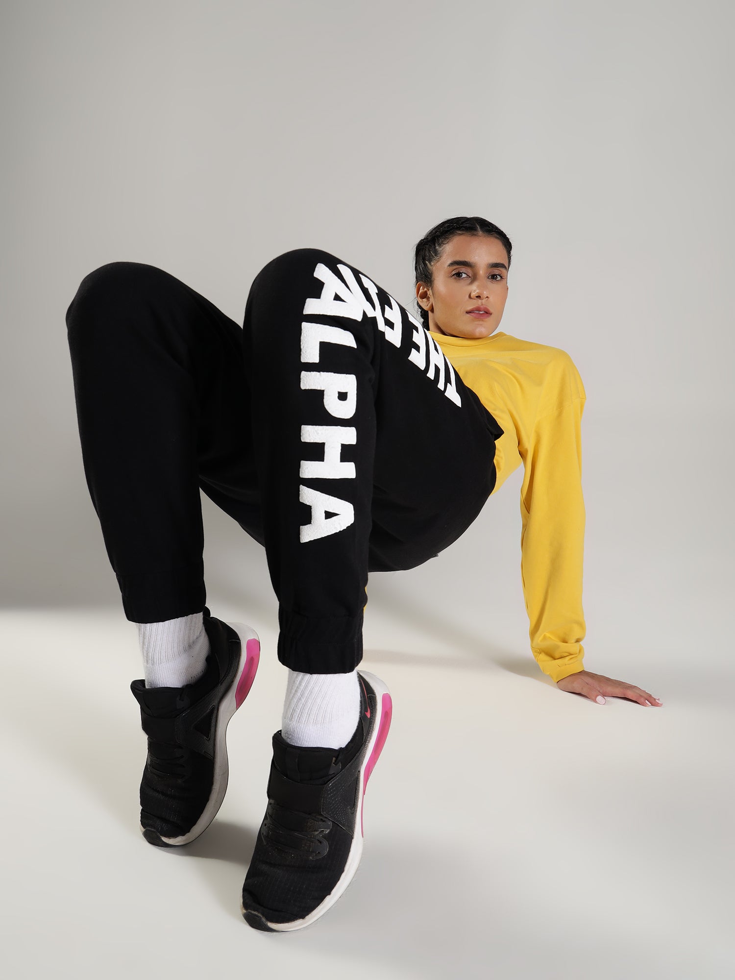 Shewolf Oversized Top - Yellow - IAM 1 Enterprises LLP