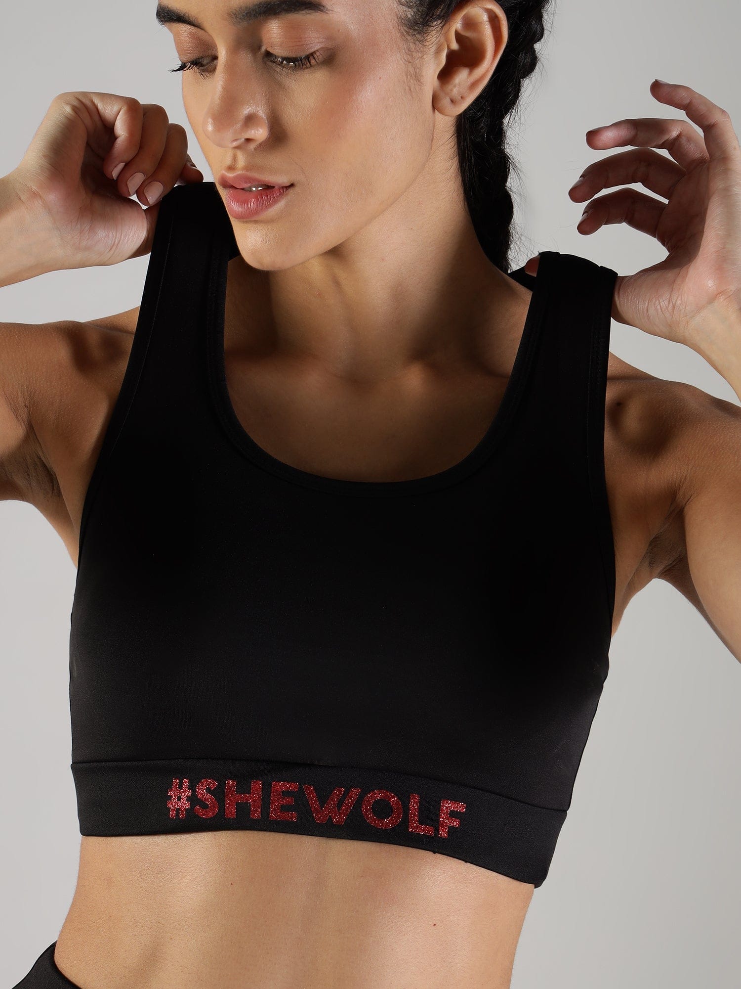 Shewolf Sports Bra - Black - IAM1 Club