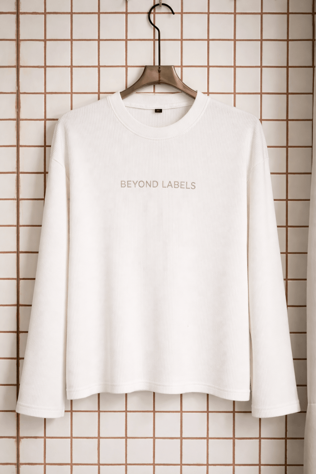 Waffle - Women Oversized Full Sleeve Tee - IAM1 Club