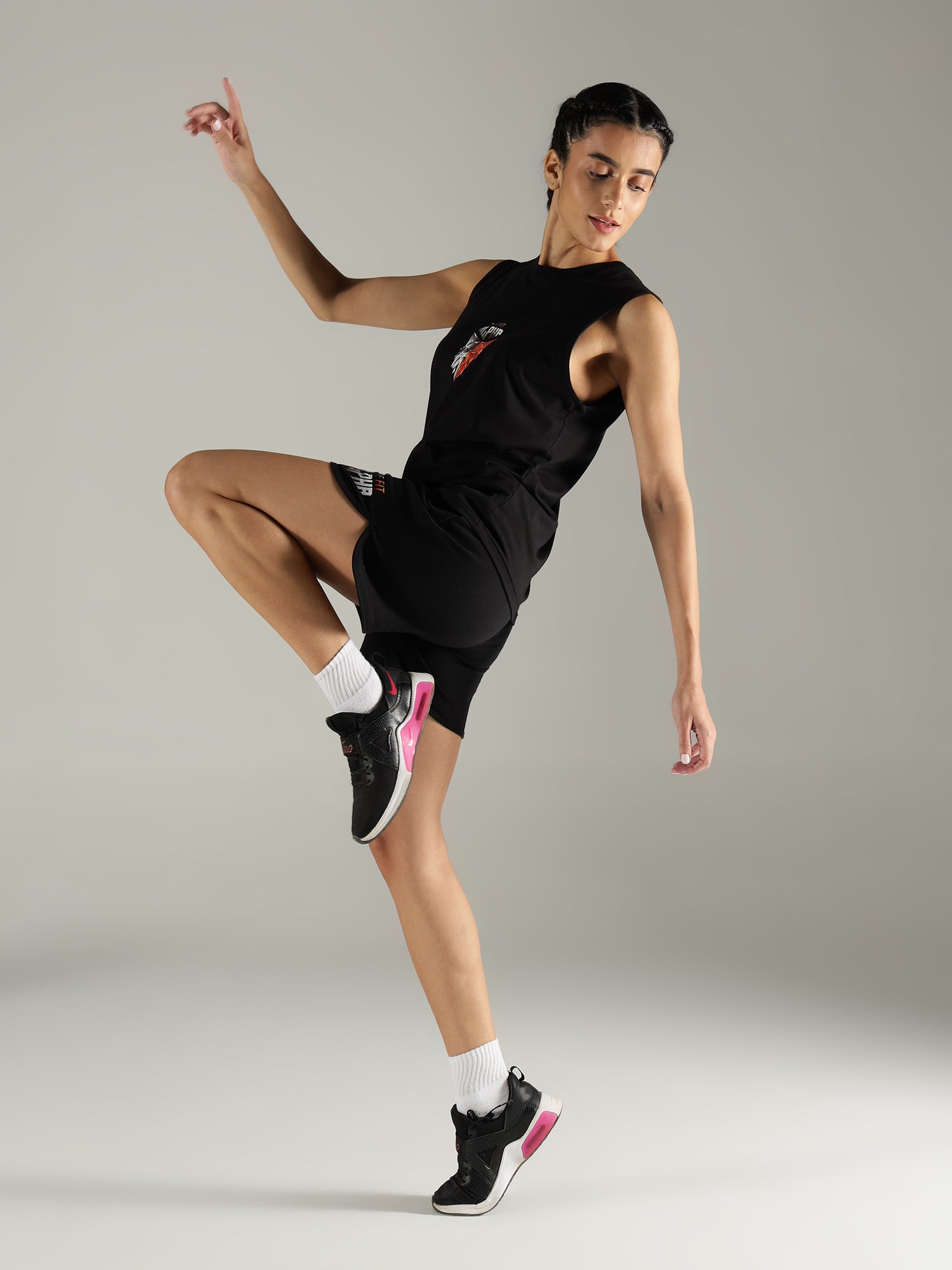 Wolf Soul Women Tank - Black - IAM 1 Enterprises LLP