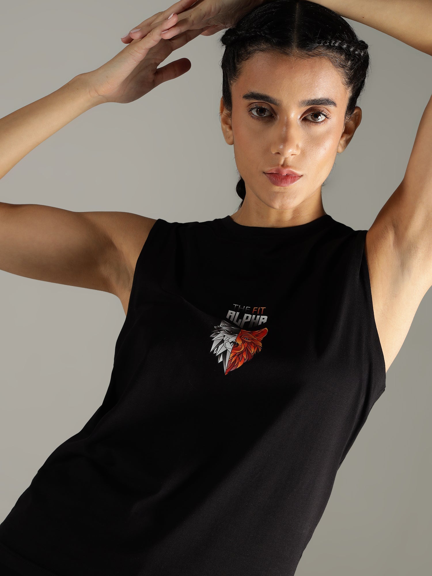 Wolf Soul Women Tank - Black - IAM 1 Enterprises LLP